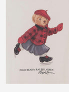 Abito per bambina Polo Ralph Lauren Kids bianco con stampa Polo Bear - Rubino Kids