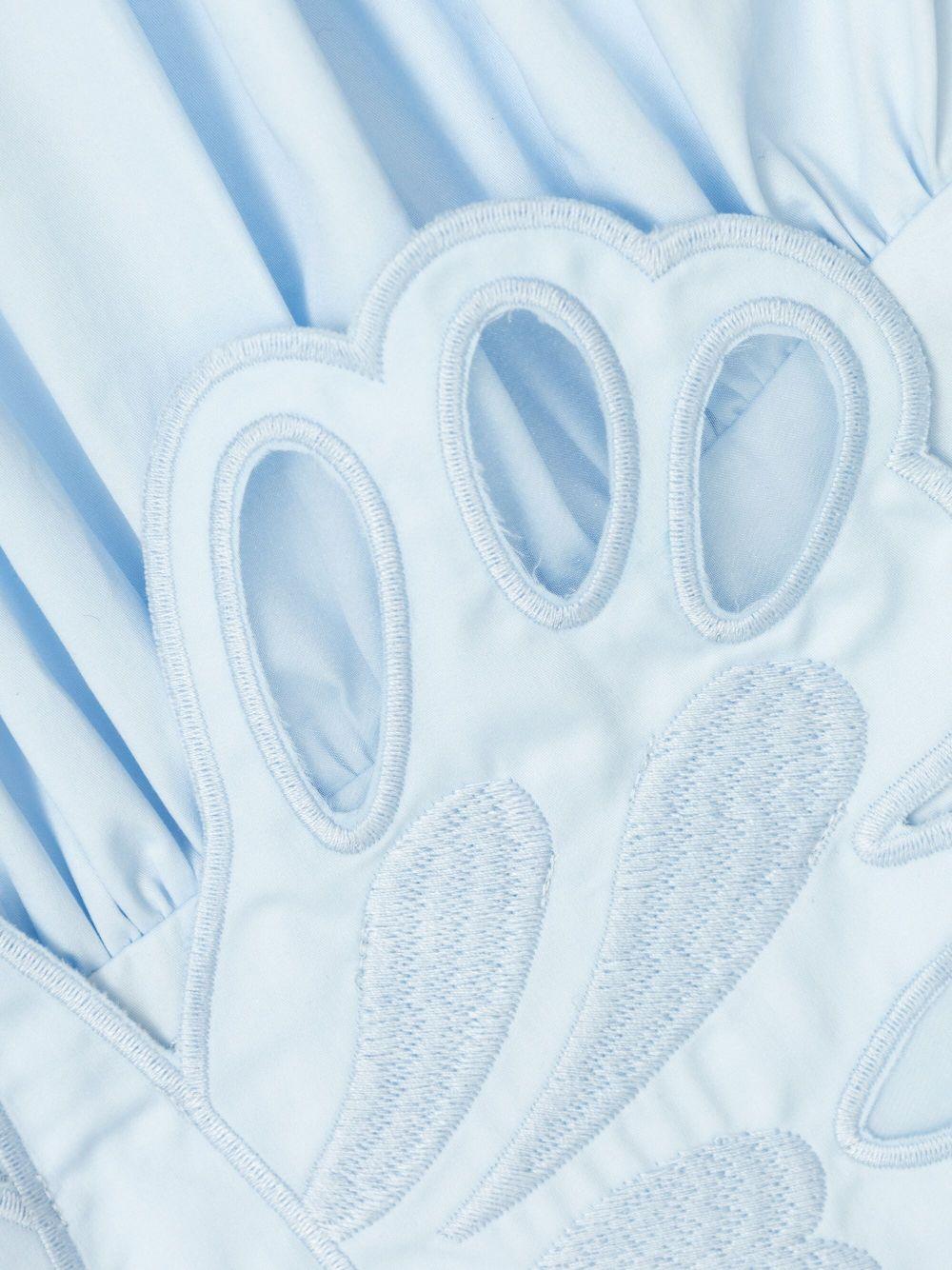 Abito per bambina Self - Portrait Kids azzurro con design a farfalla - Rubino Kids