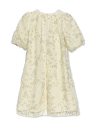 Abito per bambina Self - Portrait Kids beige con ricamo - Rubino Kids