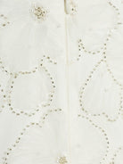 Abito per bambina Self - Portrait Kids bianco con ricamo - Rubino Kids