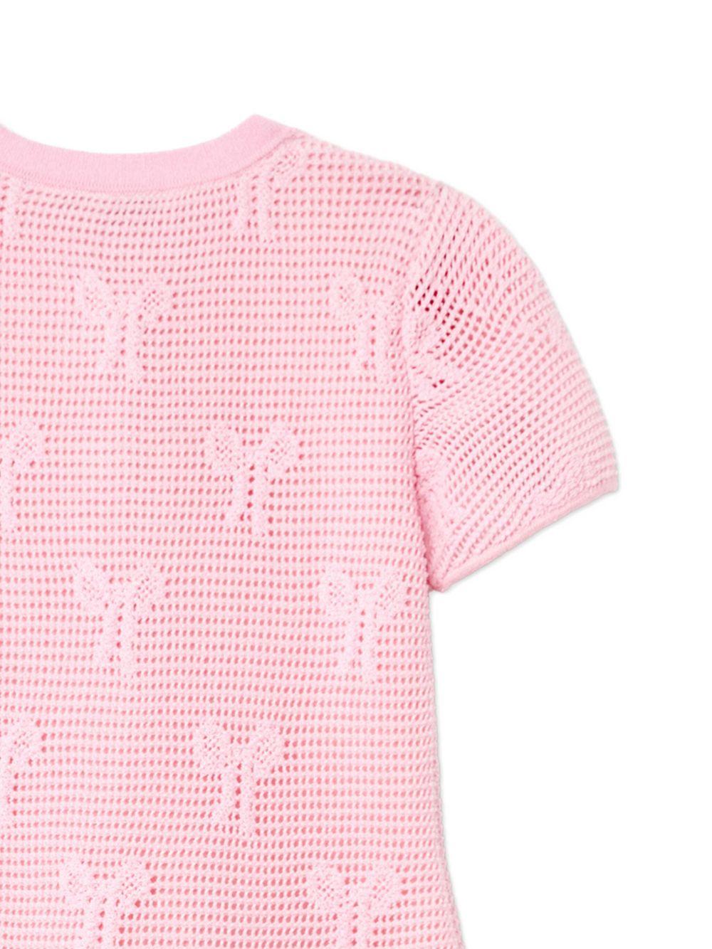 Abito per bambina Self - Portrait rosa con decorazione - Rubino Kids