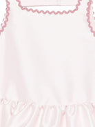 Abito per bambina Simonetta rosa con bordo aricciato - Rubino Kids