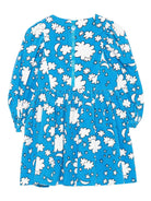 Abito per bambina Stella McCartney Kids azzurro con stampa con nuvole e stelle - Rubino Kids