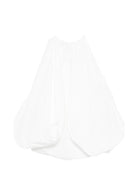 Abito per bambina Stella McCartney Kids bianco con gonna ampia - Rubino Kids