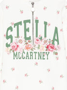 Abito per bambina Stella McCartney Kids bianco con stampa fiori - Rubino Kids