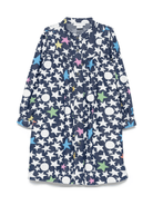 Abito per bambina Stella McCartney Kids in denim con stampa a stelle - Rubino Kids