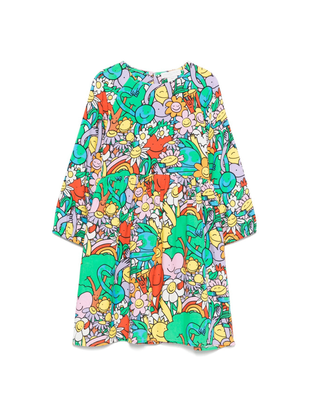 Abito per bambina Stella McCartney Kids multicolore con stampa grafica - Rubino Kids