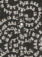 Abito per bambina Stella McCartney Kids nero con stampa All Is Love - Rubino Kids