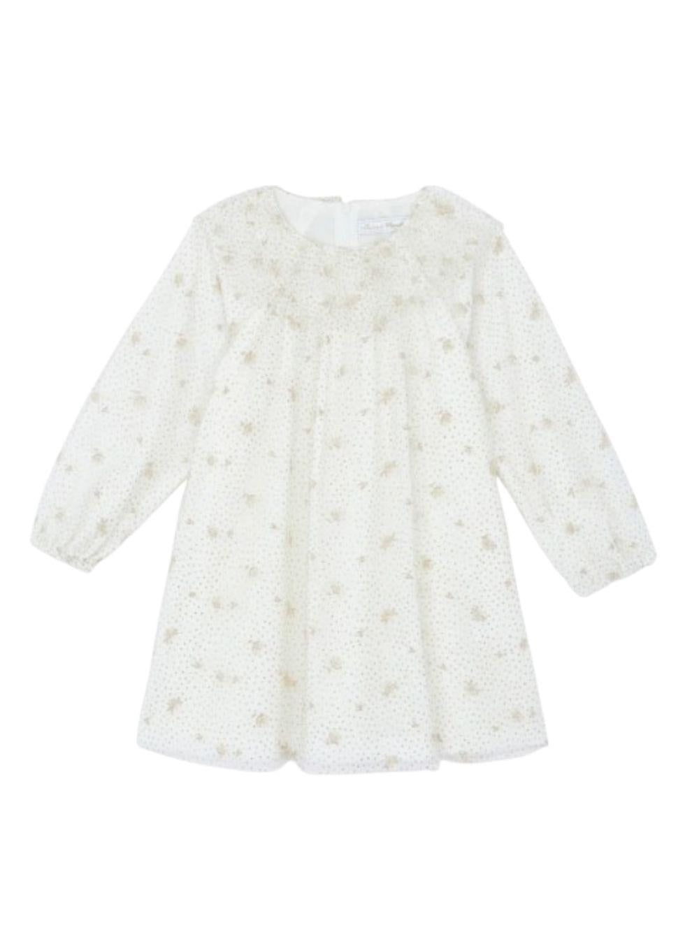 Abito per bambina Tartine et Chocolat écru con dettagli in tulle - Rubino Kids