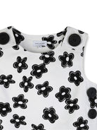 Abito per bambina The Marc Jacobs Kids bianco con stampa floreale - Rubino Kids