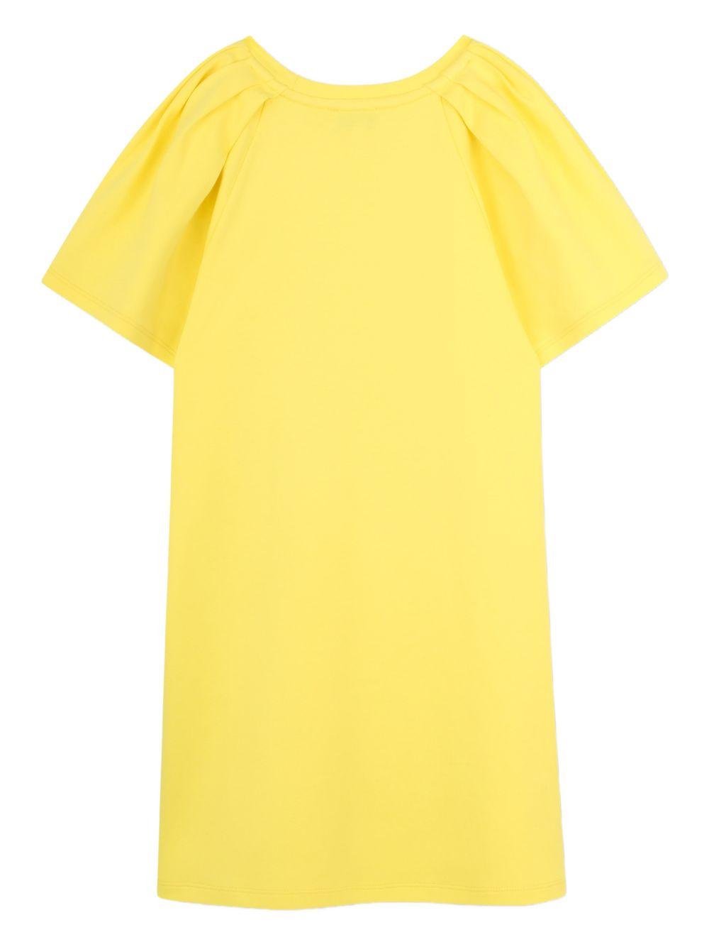Abito per bambina The Marc Jacobs Kids giallo con stampa grafica - Rubino Kids