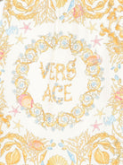 Abito per bambina Versace Kids bianco con stampa a conchiglia - Rubino Kids