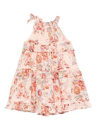 Abito per bambina Zimmermann Kids rosa con stampa floreale - Rubino Kids