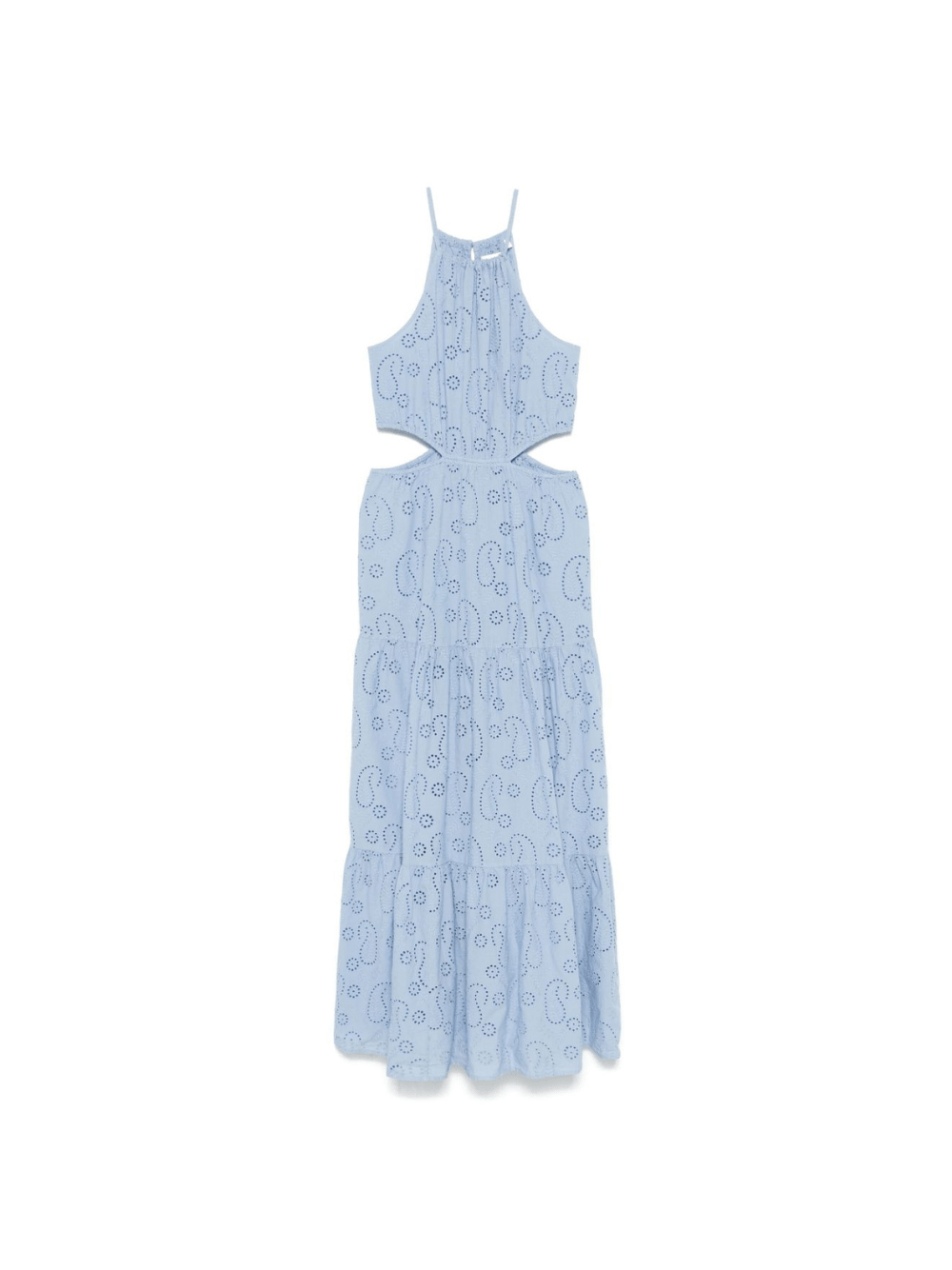 Abito per donna MC2 Saint Barth azzurro in pizzo sangallo - Rubino Kids