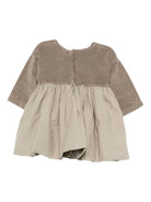 Abito per neonata Album Di Famiglia Kids beige con modello a pannelli - Rubino Kids