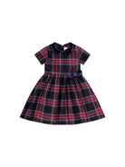 Abito per neonata Baroni multicolore con motivo tartan - Rubino Kids