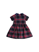 Abito per neonata Baroni multicolore con motivo tartan - Rubino Kids