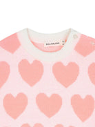 Abito per neonata Billieblush rosa con motivo a cuori - Rubino Kids
