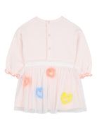 Abito per neonata Billieblush rosa con strato superiore in tulle - Rubino Kids