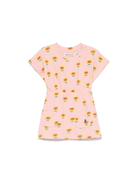 Abito per neonata Bobo Choses Sunflower rosa con stampa girasole - Rubino Kids