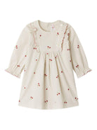 Abito per neonata Bonpoint beige con ruches - Rubino Kids