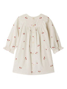 Abito per neonata Bonpoint beige con ruches - Rubino Kids