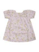 Abito per neonata Bonpoint bianco con stampa ciliegie all - over - Rubino Kids