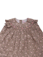 Abito per neonata Bonpoint multicolore con stampa floreale all - over - Rubino Kids