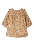 Abito per neonata Bonpoint rosa con stampa a fiori - Rubino Kids