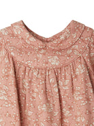 Abito per neonata Bonpoint rosa con stampa a fiori - Rubino Kids