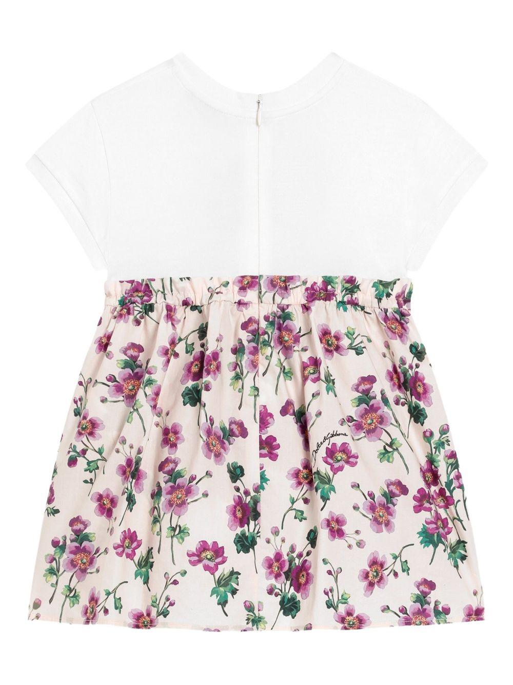 Dolce & Gabbana Kids baby girl's light blue floral print