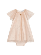 Abito per neonata Dolce & Gabbana Kids rosa in tulle - Rubino Kids