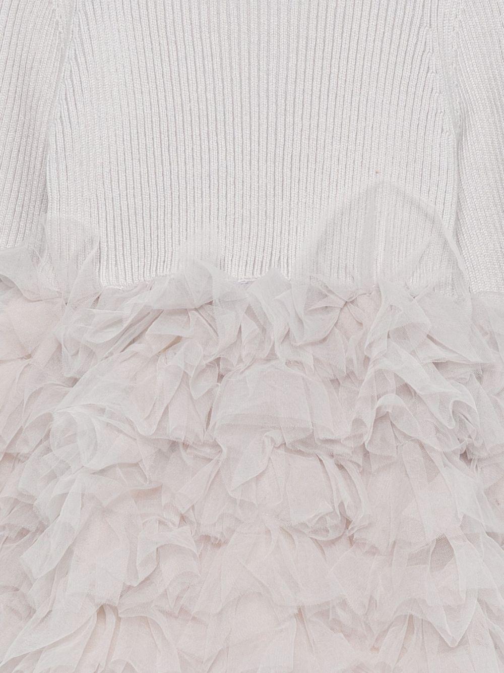 Abito per neonata Donsje grigio con gonna a ruches - Rubino Kids