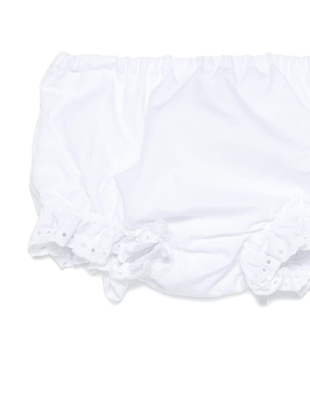 Abito per neonata Elie Saab Junior beige con gonna motivo floreale - Rubino Kids