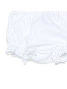 Abito per neonata Elie Saab Junior bianco con decorazioni floreali - Rubino Kids