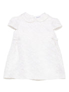 Abito per neonata Emporio Armani Kids bianco con colletto alla Peter Pan - Rubino Kids