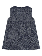 Abito per neonata ETRO Kids blu con motivo Paisley - Rubino Kids