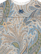 Abito per neonata Etro Kids multicolore con ricamo Paisley - Rubino Kids