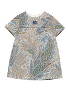 Abito per neonata Etro Kids multicolore con ricamo Paisley - Rubino Kids