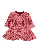 Abito per neonata ETRO KIDS rosa con stampa paisley - Rubino Kids