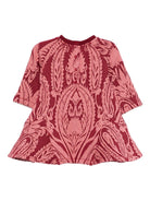 Abito per neonata ETRO KIDS rosa con stampa paisley - Rubino Kids