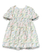 Abito per neonata Fendi Kids multicolore con stampa FF - Rubino Kids