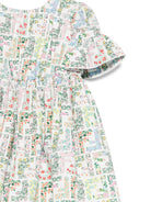 Abito per neonata Fendi Kids multicolore con stampa FF - Rubino Kids