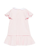 Abito per neonata Givenchy Kids rosa con colletto alla Peter Pan - Rubino Kids