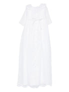 Abito per neonata Jesurum Baby bianco con colletto alla Peter Pan - Rubino Kids