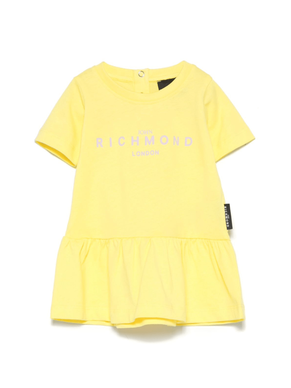 Abito per neonata John Richmond Junior giallo con gonna con balze - Rubino Kids