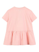 Abito per neonata Kenzo Kids rosa con stampa a fiori - Rubino Kids