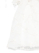 Abito per neonata La Stupenderia bianco con colletto alla Peter Pan - Rubino Kids