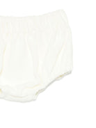 Abito per neonata La Stupenderia bianco con colletto arricciato - Rubino Kids