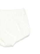 Abito per neonata La Stupenderia bianco con colletto arricciato - Rubino Kids